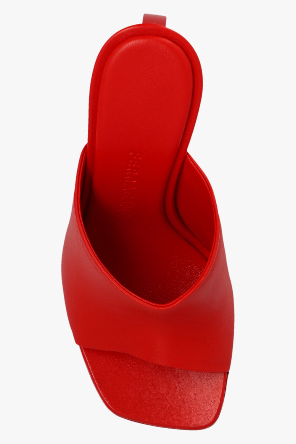 サンダル・ミュール FERRAGAMO Red nappa leather Astro X5 mules FERRAGAMO 'Astro' heeled mules | Women's Shoes | Vitkac